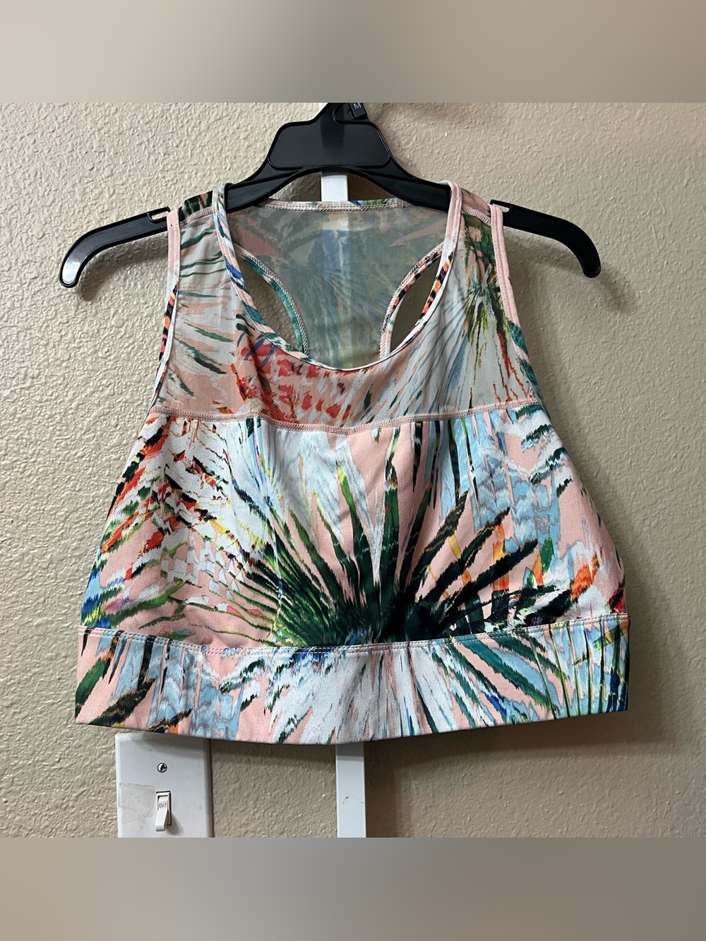 Fabletics Marcia Sports Bra in Marbella Print.